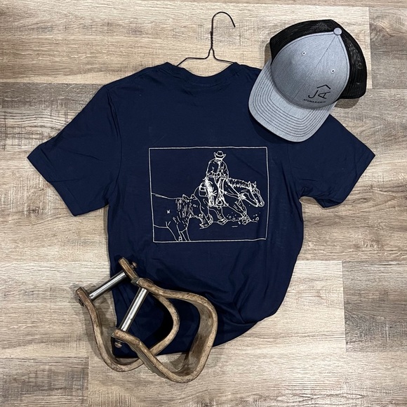 Cutting Horse tee - Picture 1 of 3